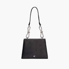 Load image into Gallery viewer, Black Rhinestone Strap Shoulder Crossbody