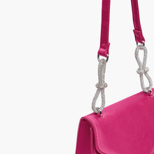 Load image into Gallery viewer, Black Rhinestone Strap Shoulder Crossbody