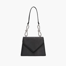 Load image into Gallery viewer, Black Rhinestone Strap Shoulder Crossbody