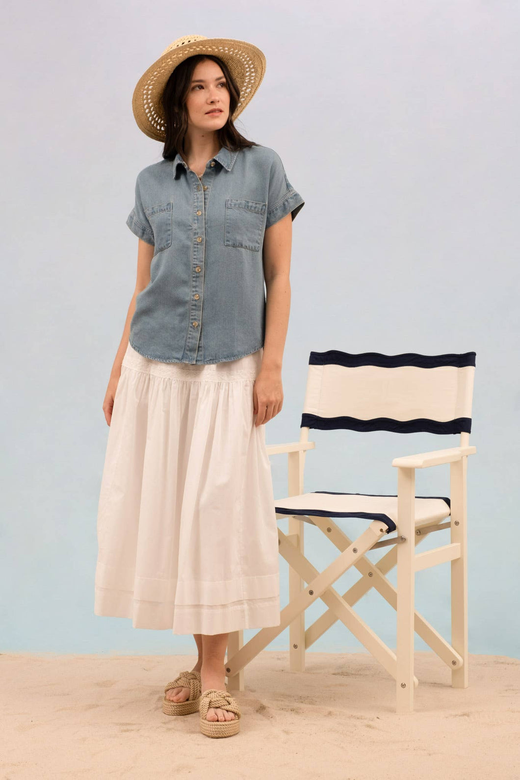 Denim Top