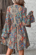 Load image into Gallery viewer, Floral and Paisley Print Dress
