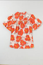 Load image into Gallery viewer, Orange Floral Top
