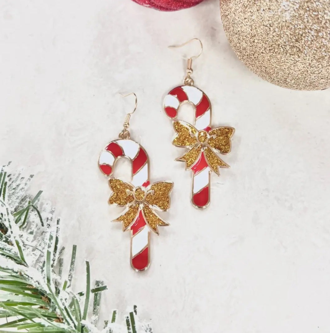 Candy Cane Earrings