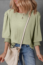 Load image into Gallery viewer, Textured Puff Sleeve Top
