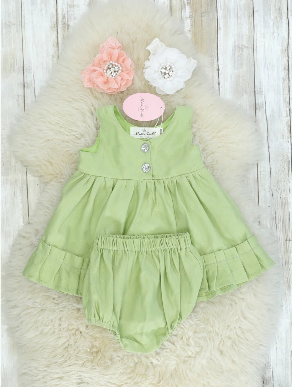 Pistachio Ruffle Set