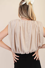 Load image into Gallery viewer, Beige Crop Top
