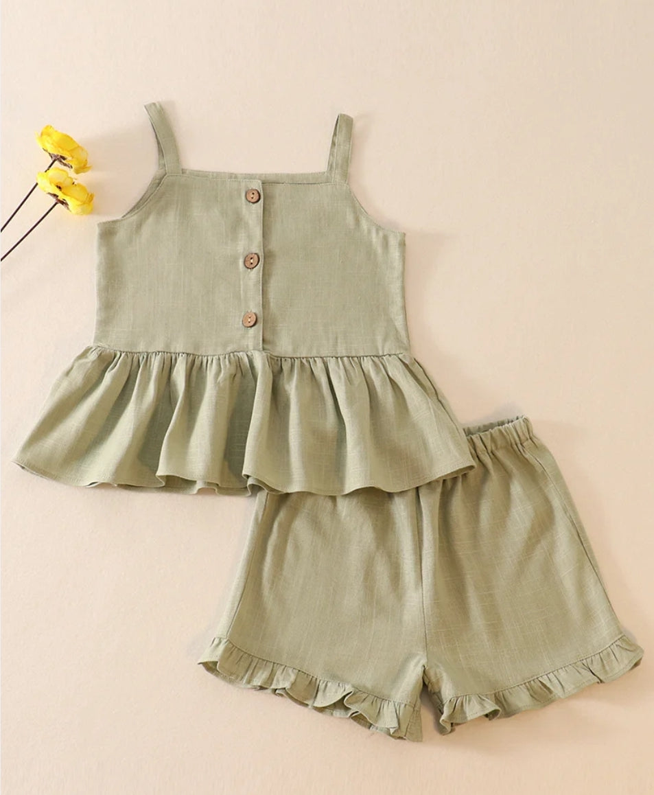 Layla Linen Short Set