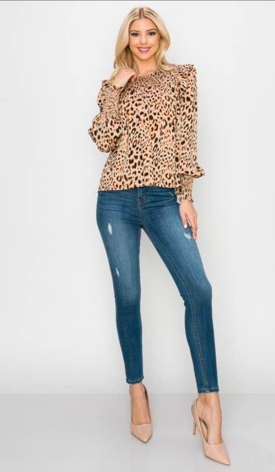 Animal Print Top