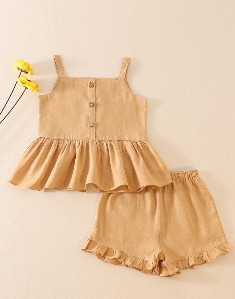 Lilly Linen Short Set