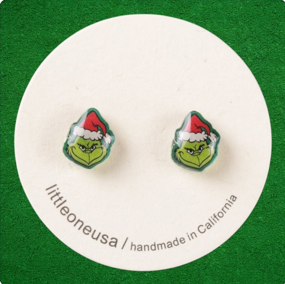 Grinch Earrings