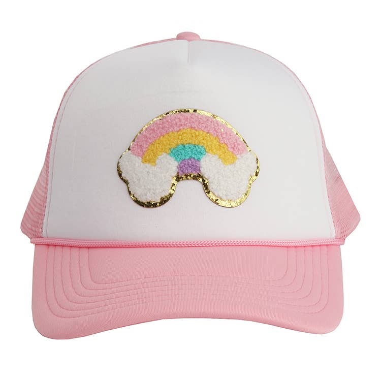 Rainbow Patch Trucker Hat